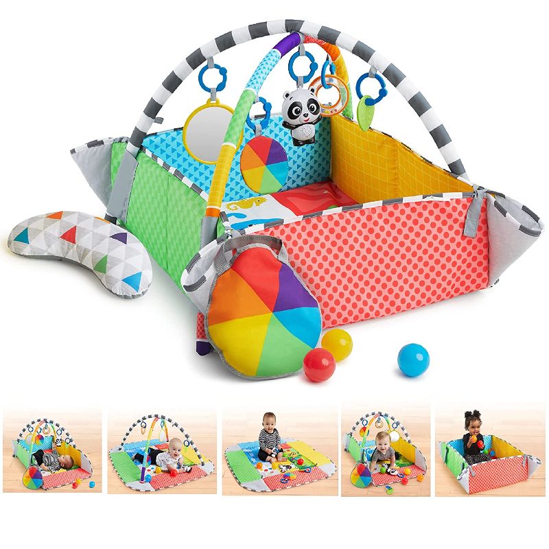 Photo 1 of Baby Einstein Patch's 5-in-1 Color Playspace Activity Play Mat & Ball Pit Gym with Music, Age Newborn+
