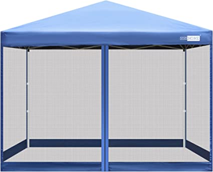 Photo 1 of ABCCANOPY Outdoor Easy Pop up Canopy Tent with 2 Sun Wall 10x10,Khaki

