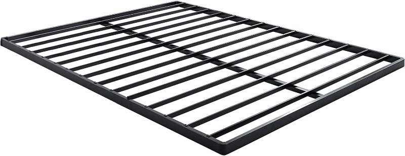 Photo 1 of Zinus Gulzar Easy Assembly Quick Lock 1.6 Inch Bunkie Board / Bed Slat Replacement, Queen, Black
