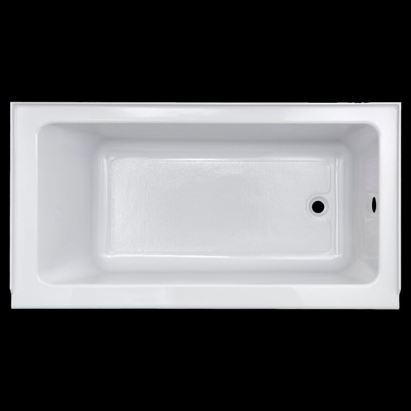 Photo 1 of American Standard Studio Studio 60x30-inch Integral Apron Bathtub - Left Drain = damage on 2 corners 