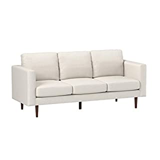 Photo 1 of Amazon Brand – Rivet Revolve Modern Upholstered Sofa Couch, 80"W, Linen
