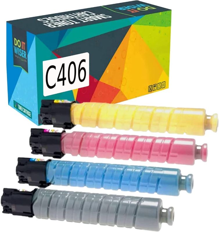 Photo 1 of Do it Wiser Compatible Printer Toner Cartridge Replacement for Ricoh MP C307 MP C306 MP C406
Color: black