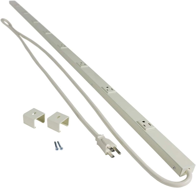 Photo 1 of Legrand PM48C Wiremold Multi Outlet Strip - Ivory
