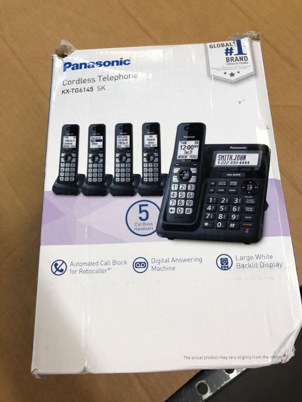 Photo 2 of Panasonic Cordless Phone with Answering Machine System