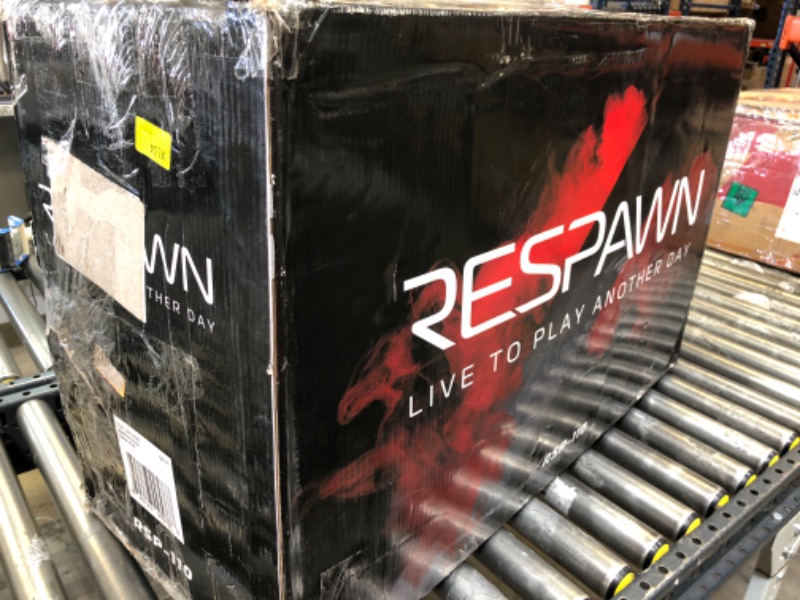 Photo 3 of RESPAWN 110 Ergonomic Gaming Chair with Footrest Recliner - Racing Style High Back PC Computer Desk Office Chair - 360 Swivel, Adjustable Lumbar Support, Headrest Pillow, Padded Armrests - 2019 Red
