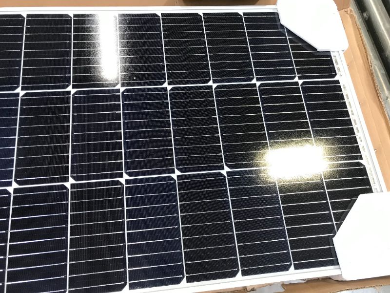 Photo 5 of Renogy Solar Panel 100 Watt 12 Volt, High-Efficiency Monocrystalline PV Module Power Charger for RV Marine Rooftop Farm Battery and Other Off-Grid Applications, RNG-100D-SS, Single 100W
