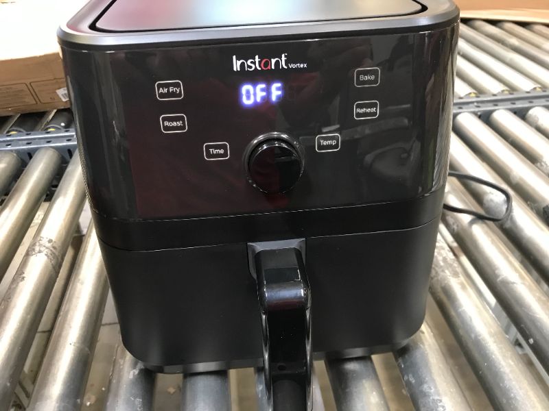 Photo 2 of Instant Vortex 5.7QT Air Fryer Oven Combo, From the Makers of Instant Pot, Customizable Smart Cooking Programs, Digital Touchscreen, Nonstick and Dishwasher-Safe Basket, App with over 100 Recipes
