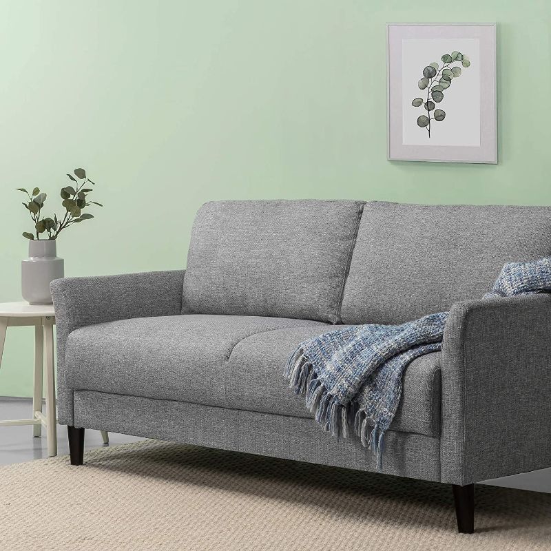 Photo 1 of ZINUS Jackie Sofa Couch / Easy, Tool-Free Assembly, Soft Grey
