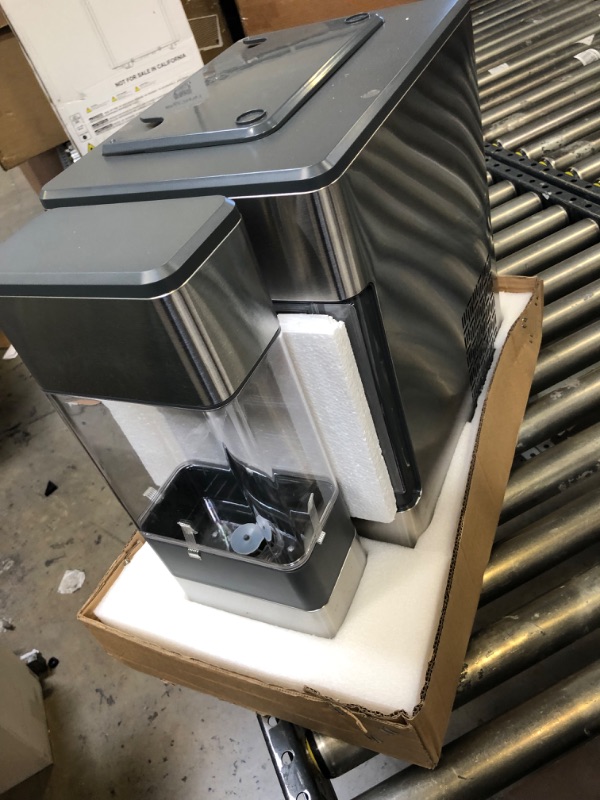 Photo 7 of GE Profile Opal | Countertop Nugget Ice Maker with Side Tank | Portable Ice Machine Makes up to 24 lbs. of Ice Per Day | Stainless Steel Finish
