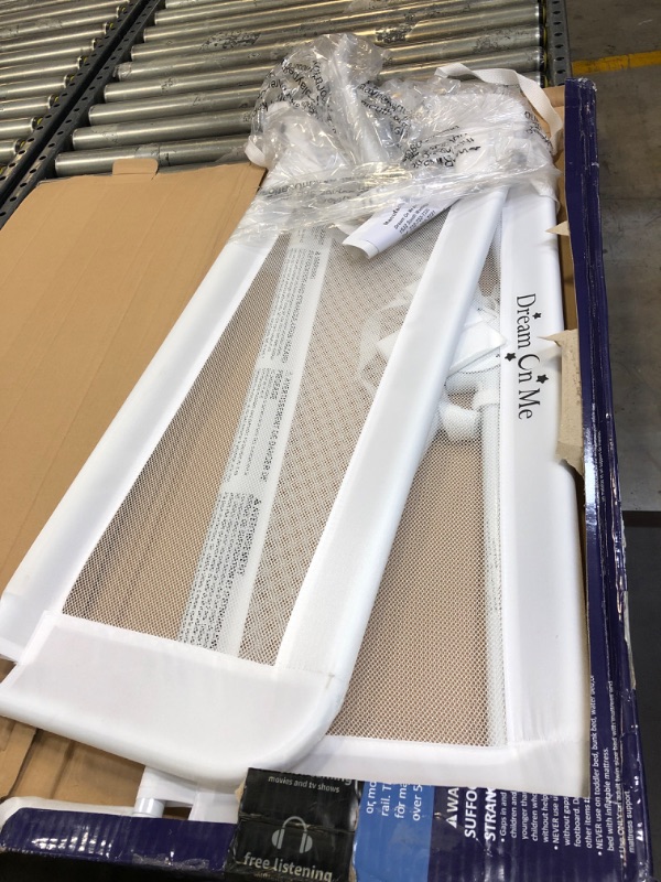 Photo 2 of Dream On Me Mesh Bed Rails for Twin Size Bed, Double Pack (Recommended for use with 5 inches or less thick mattress)