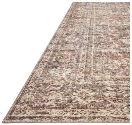 Photo 1 of Amber Lewis x Loloi Georgie 8'4" x 11'6" Bordeaux and Antique Area Rug
