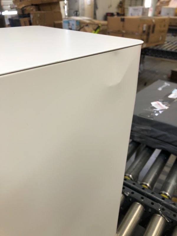 Photo 1 of Metal 3 Drawer Slim Vertical File Cabinet with Lock | DEVAISE
