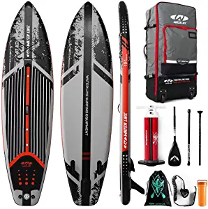 Photo 1 of 
WATER LIVE Inflatable Stand Up Paddle Board for Adults SUP with Super Fast Dual Chamber Pump Oversized Backpack with Wheels Floating Fiberglass Paddle with All Luxury Accessories You Need