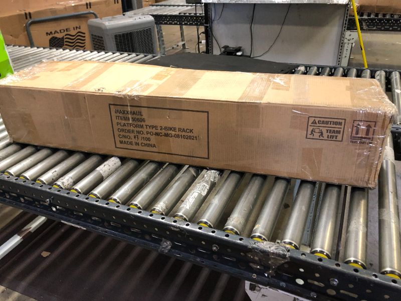 Photo 1 of MAXXHAUL 50606 Hitch Style 2-Bike Carrier Platform Style Rack for Standard, Fat Tire, Electric Bikes 2" Hitch Receiver - 66 lbs Weight Capacity Per Bike