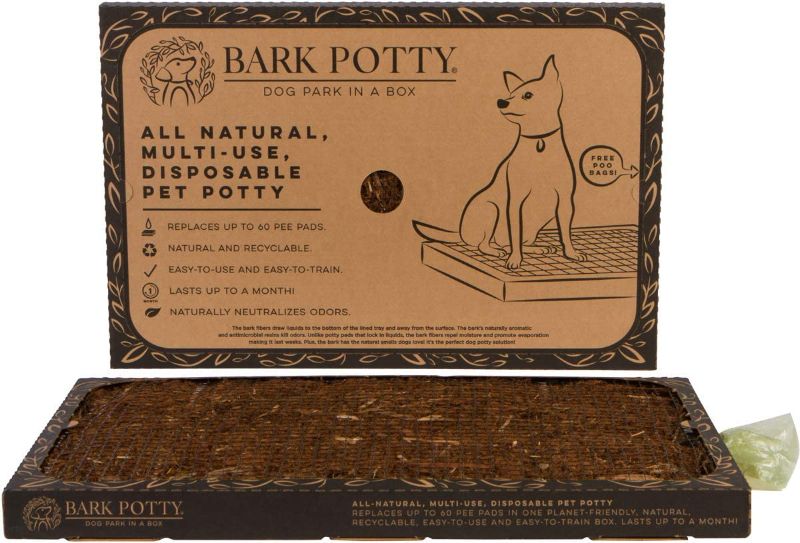 Photo 1 of Bark Potty Disposable Dog Potty - Multi-Use, Odor Neutralizing, Non-Leaking - Replaces up to 60 Pee Pads - Indoor/Outdoor
