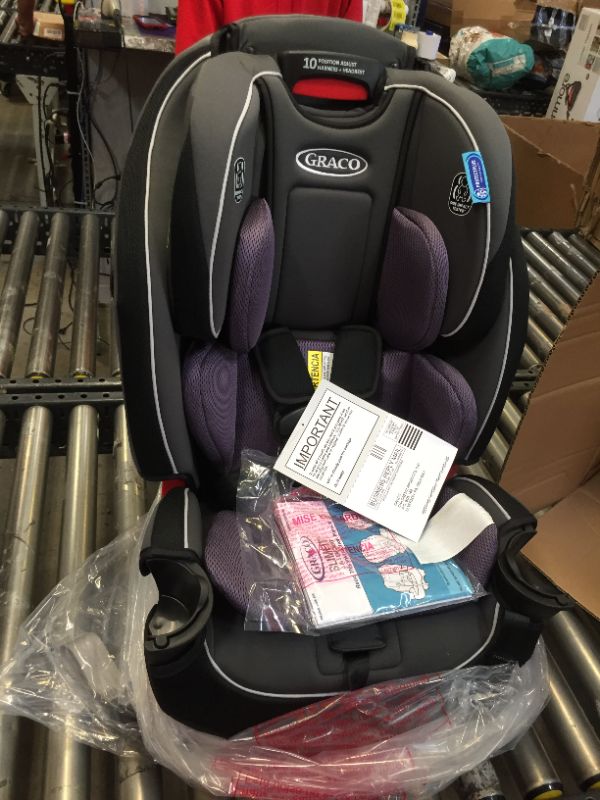 Photo 2 of Graco SlimFit 3 in 1 Car Seat, Slim & Comfy Design Saves Space in Your Back Seat, Annabelle
