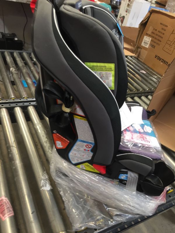 Photo 3 of Graco SlimFit 3 in 1 Car Seat, Slim & Comfy Design Saves Space in Your Back Seat, Annabelle
