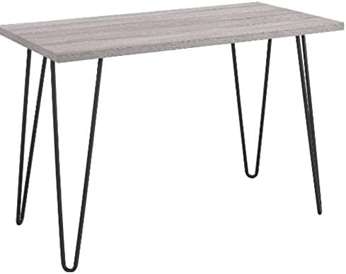 Photo 1 of  Ameriwood Home Owen Retro Desk with Metal Legs Weathered Oak
