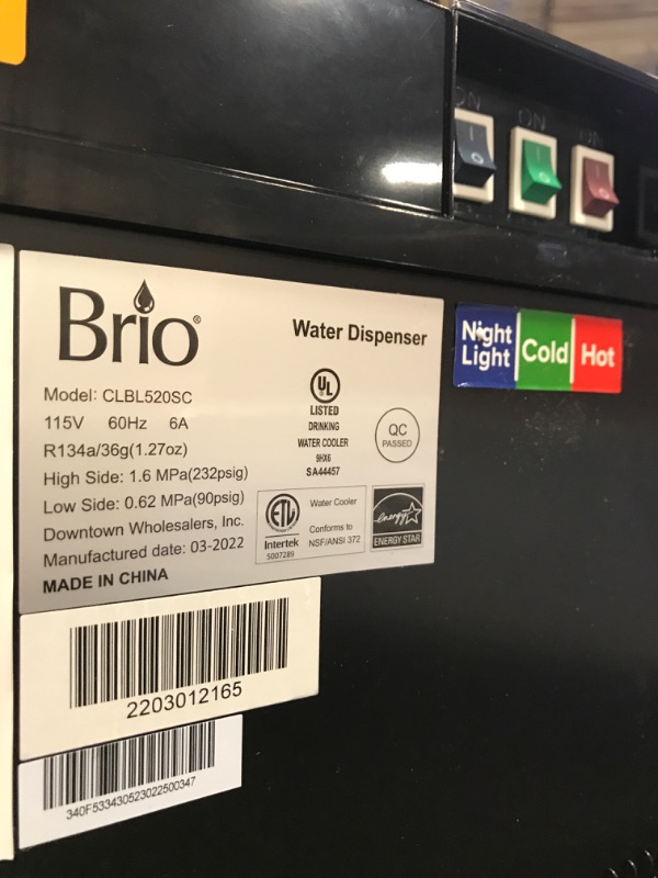 Photo 1 of Brio Self Cleaning Bottom Loading Water Cooler Water Dispenser – Limited Edition - 3 Temperature Settings - Hot, Cold & Cool Water - UL/Energy Star Approved
