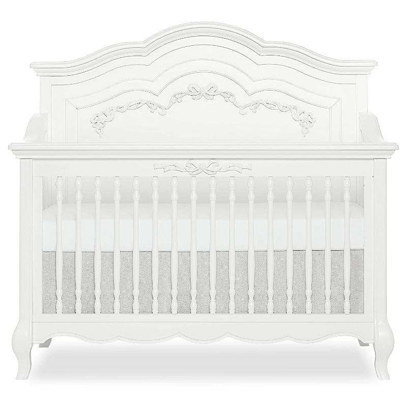Photo 1 of Evolur Aurora 5-in-1 Convertible Crib, Frost, Greenguard Gold Certified
