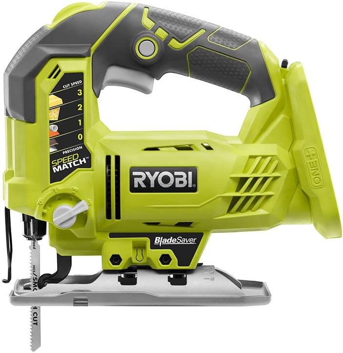 Photo 1 of Ryobi P5231 18-Volt ONE+ Cordless Orbital T-Shaped 3,000 SPM Jig Saw with Adjustable Base (Tool-Only) (Non-Retail Packaging)
