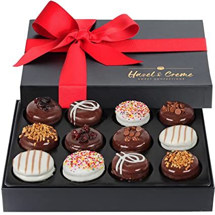 Photo 1 of  Hazel & Creme Cookies Gift Box - Valentines Chocolate Gifts - Anniversary Food Gift - Gourmet Food Gift for Him & Her - Chocolate Cookie Gift Basket - Holiday, Corporate, Birthday Gift (Large Gift Box)
EXPIRATION DATE: 1 JUNE 2023