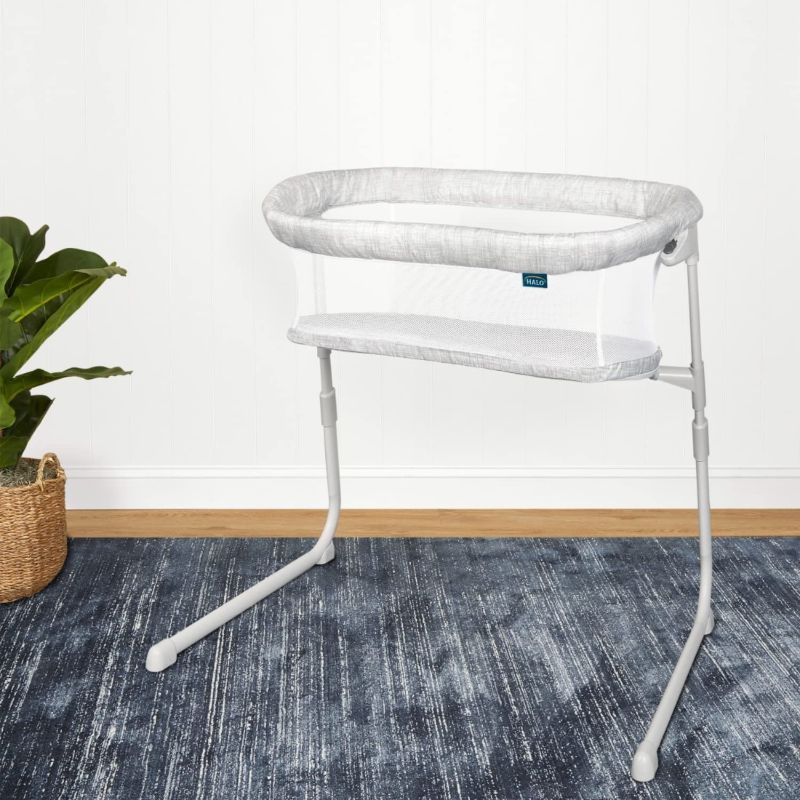 Photo 1 of HALO Baby Bassinet Bedside Sleeper, Bassinest Flex, Adjustable Portable Travel Co Sleeping Crib, Easy Folding, Lightweight with Mattress and Carrying Bag
