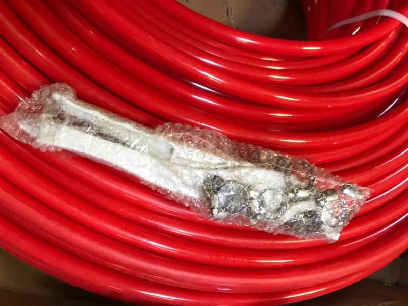 Photo 4 of 1/2in x 1000ft feet Pex Tubing Oxygen Barrier O2 EVOH Pex-B Red Radiant Floor Heat
