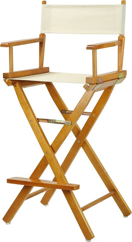 Photo 1 of Casual Home 30-Inch Director Chair, Honey Oak Frame
(DOES NOT INCLUDE CANVAS)