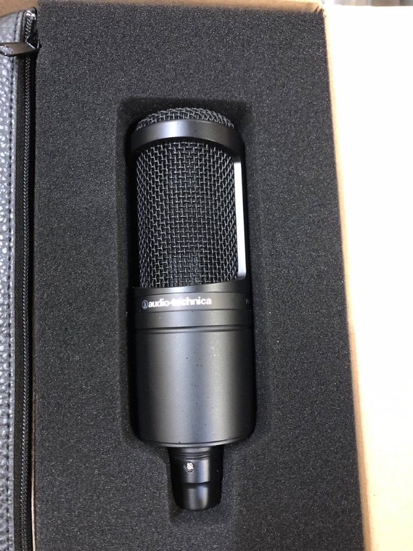 Photo 2 of Microphone audio-technica AT2020 Pro Cardioid Capacitor, Black,Large
