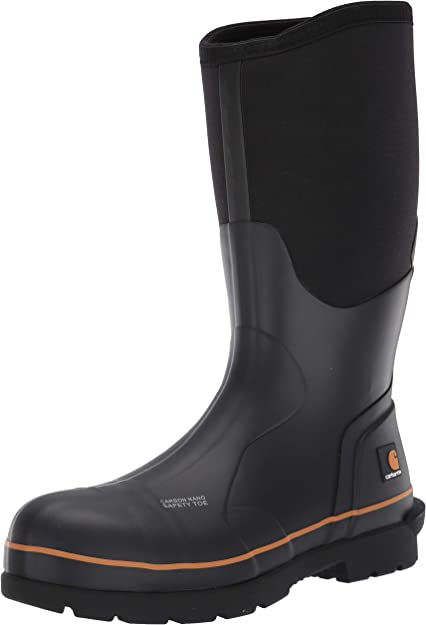 Photo 1 of Carhartt Men's 15" Waterproof Rubber Pull-on Nano Safety Toe Cmv1451 Knee High Boot --- MENS SIZE 10