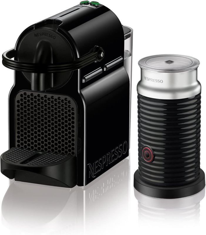 Photo 1 of Nespresso Inissia Espresso Machine by De'Longhi with Milk Frother, Black
