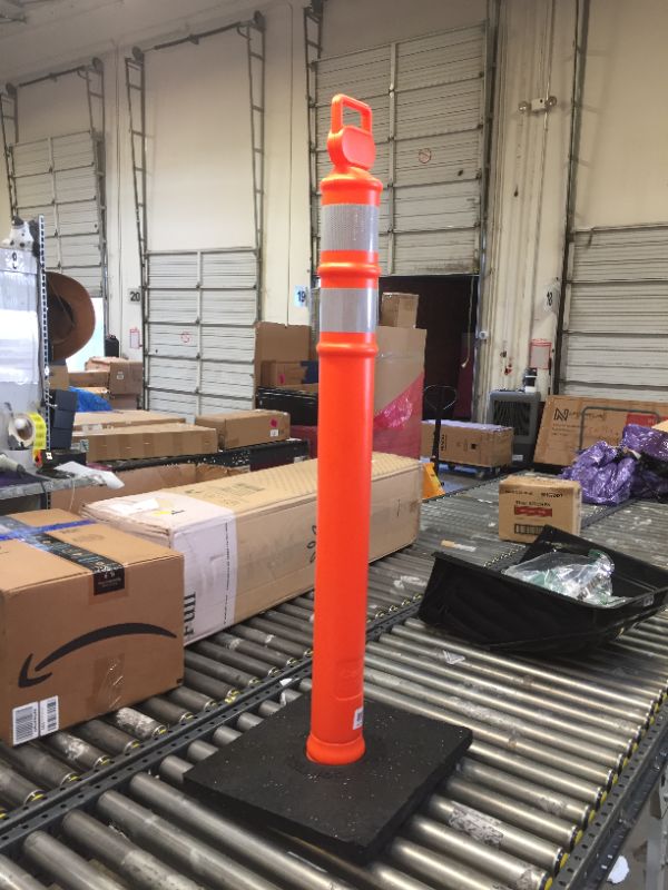 Photo 2 of Cortina Safety Products 45" Orange Polyethylene Delineator Post