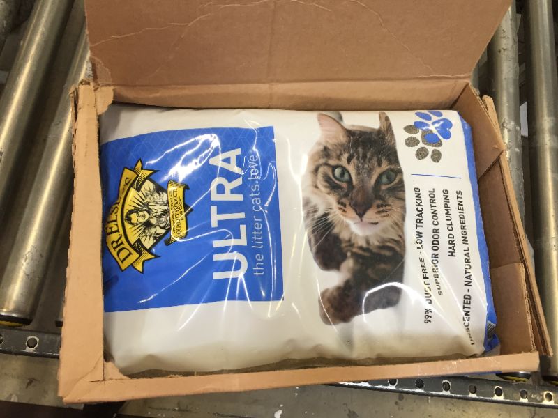 Photo 2 of Dr. Elsey's Precious Cat Ultra Unscented Clumping Clay Cat Litter, 40-lb bag **OPEN BAG** 