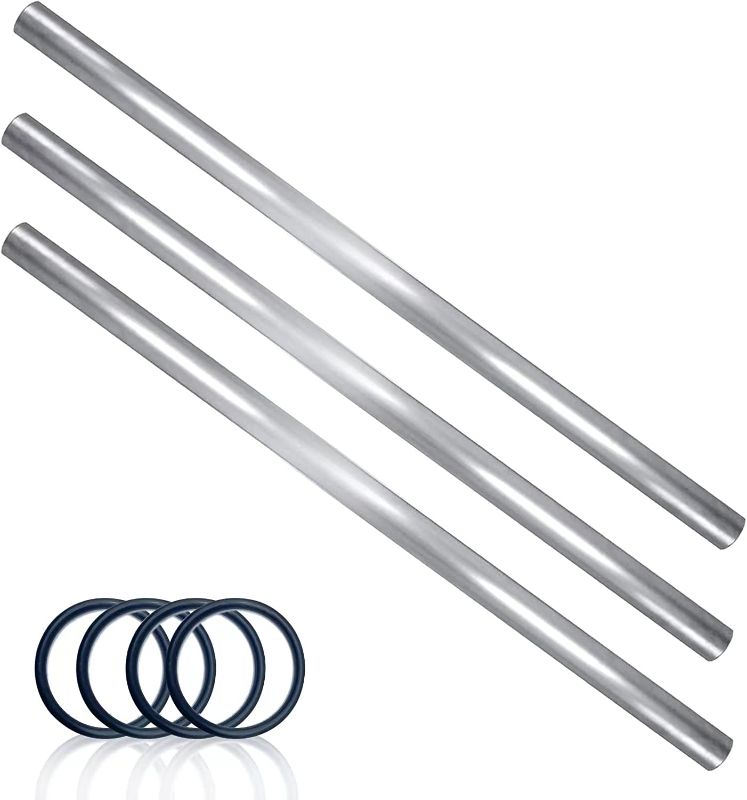 Photo 1 of 118"/3m Stainless Metal Tube Crossbar for Studio Backdrop Wall Mount System - Holder Pole
