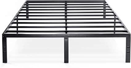 Photo 1 of Best Price Mattress 14 Inch Metal Platform Beds w/ Heavy Duty Steel Slat Mattress Foundation (No Box Spring Needed), Black
