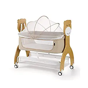 Photo 1 of Dream On Me Cub Portable Bassinet in Beige Crib

