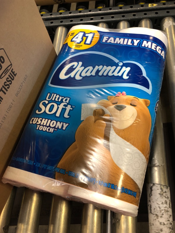 Photo 2 of Charmin Ultra Strong Clean Touch Toilet Paper, 24 Family Mega Rolls = 123 Regular Rolls
