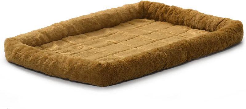 Photo 1 of 48L-Inch Cinnamon Dog Bed or Cat Bed w/ Comfortable Bolster | Ideal for Extra Large Dog Breeds & Fits a 48-Inch Dog Crate | Easy Maintenance Machine Wash & Dry | 1-Year Warranty
