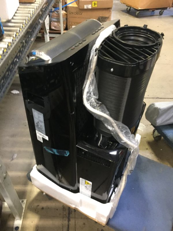 Photo 1 of Midea Duo 14,000 BTU (12,000 BTU SACC) Smart HE Inverter Ultra Quiet Portable Air Conditioner with Heat-Cools Up to 550 Sq. Ft., Works with Alexa/Google Assistant, Includes Remote Control & Window Kit
