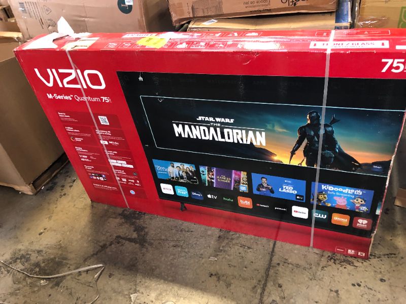 Photo 2 of VIZIO M-Series Quantum 75" Class HDR 4K UHD Smart Quantum Dot LED TV, FACTORY SEALED PRIOR TO INSPECTION 