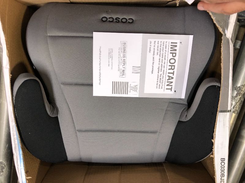 Photo 3 of Cosco Top Side Booster Car Seat in Leo, MINOR CUT  ON ARM REST