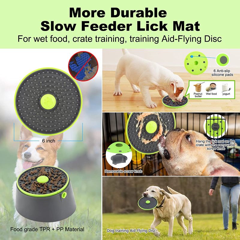 Photo 1 of  3 in 1 Dog Slow Feeder IQ Toy Kit FeedMax M, Including IQ Treat Ball Toy, Slow Feeding Bowl & Lick Mat, Multi-Purpose for Increasing Pet IQ & Interactive Play, Great for Small Medium Pet Dogs.
