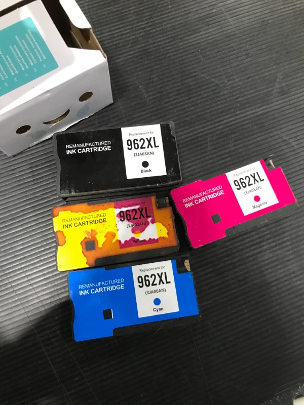 Photo 1 of COLOWD Remanufactured Ink Cartridge Replacement for HP 962 962XL Ink Cartridge for OfficeJet Pro 9015 9015e 9010 9025 9025e 9020 9018 9012 9028 (Black, Cyan, Magenta, Yellow, 4-Pack)
