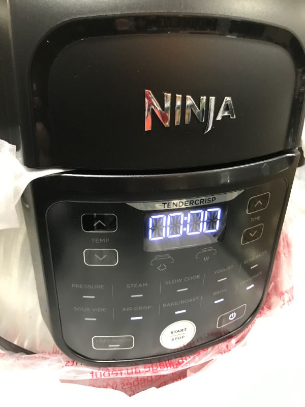 Photo 2 of Ninja - Foodi 11-in-1 6.5-qt Pro Pressure Cooker + Air Fryer with Stainless finish, FD302 - Stainless Steel
