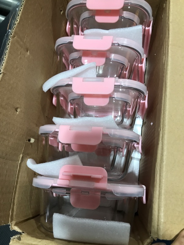 Photo 2 of [10 Pack] Glass Meal Prep Containers