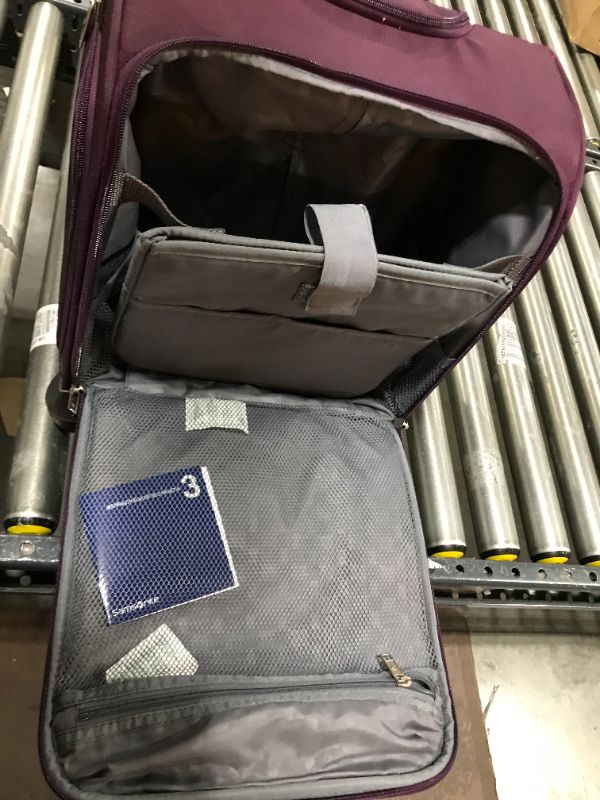 Photo 3 of Samsonite Underseat Carry-On Spinner with USB Port, Purple, One Size