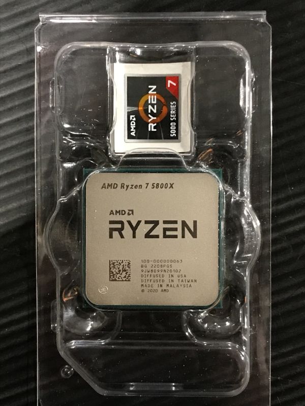 Photo 2 of AMD Ryzen 7 5800X 8-core, 16-Thread Unlocked Desktop Processor
