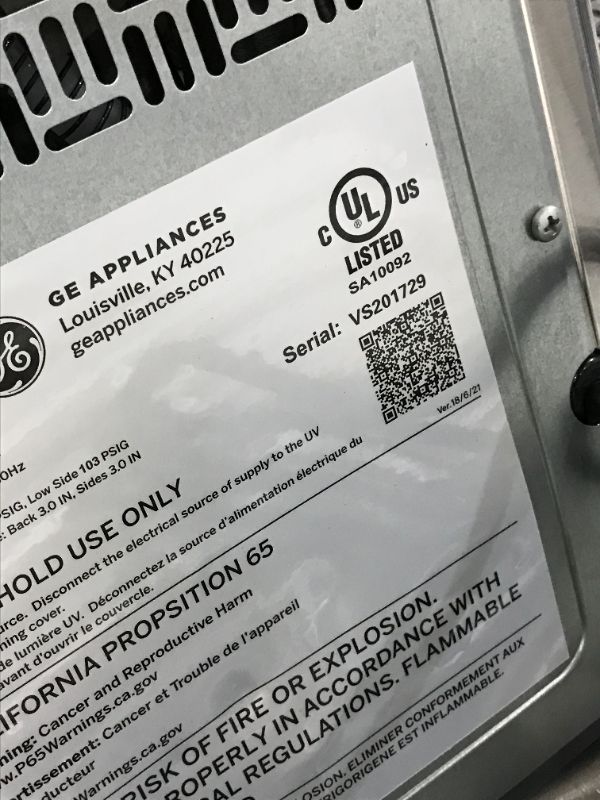 Photo 5 of GE Profile Opal | Countertop Nugget Ice Maker with Side Tank | Portable Ice Machine Makes up to 24 lbs. of Ice Per Day | Stainless Steel Finish
