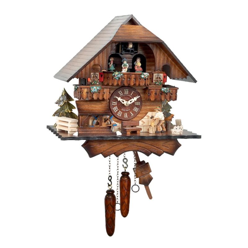 Photo 1 of 13" Engstler Battery-Operated Full Size Cuckoo Wall Clock
